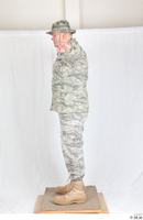  Photos Army Man in Camouflage uniform 5 20th century US air force a poses camouflage whole body 0004.jpg